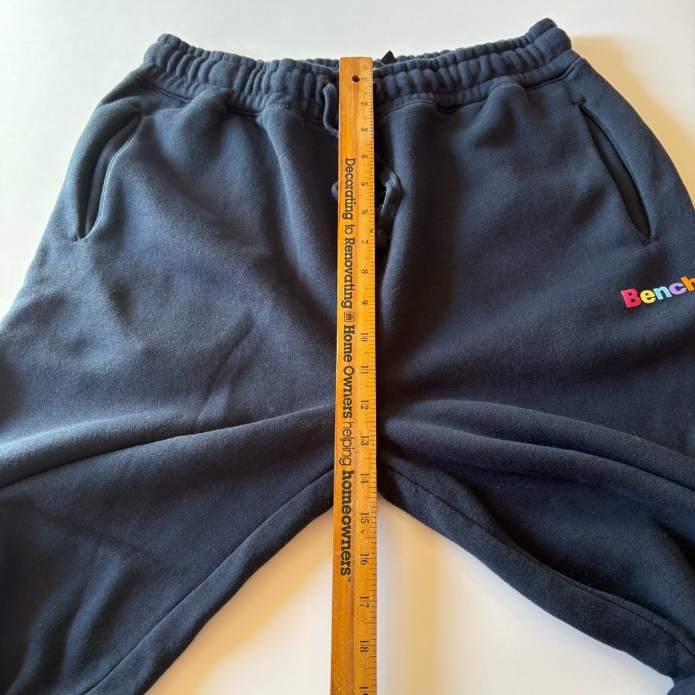 Bench Dark Blue Lounge Pants, wide leg, rainbow logo, size M - Picture 8 of 14